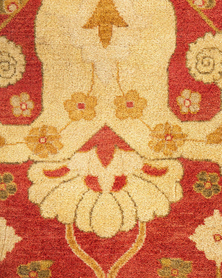 Contemporary Eclectic Orange Wool Area Rug 11' 10" x 18' 2" - Solo Rugs