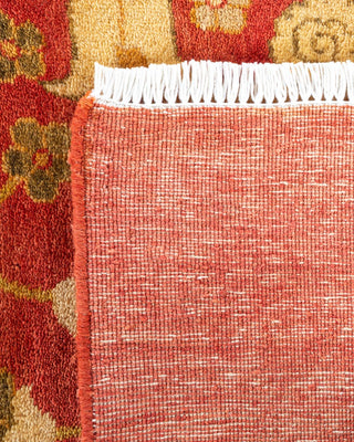 Contemporary Eclectic Orange Wool Area Rug 11' 10" x 18' 2" - Solo Rugs