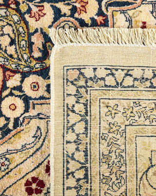 Traditional Mogul Ivory Wool Area Rug 8' 1" x 10' 9" - Solo Rugs