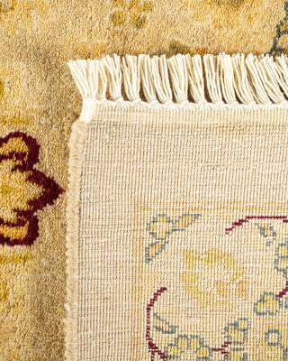 Traditional Mogul Ivory Wool Area Rug 8' 3" x 10' 6" - Solo Rugs