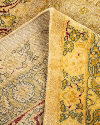 Traditional Mogul Ivory Wool Area Rug 8' 3" x 10' 6" - Solo Rugs