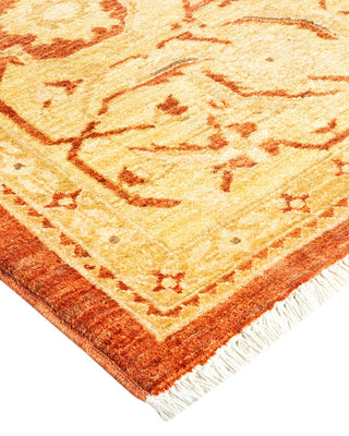 Contemporary Eclectic Brown Wool Area Rug 9' 2" x 11' 3" - Solo Rugs