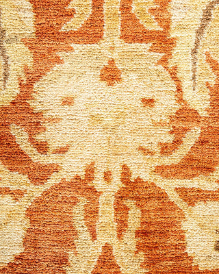 Contemporary Eclectic Brown Wool Area Rug 9' 2" x 11' 3" - Solo Rugs