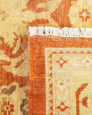 Contemporary Eclectic Brown Wool Area Rug 9' 2" x 11' 3" - Solo Rugs