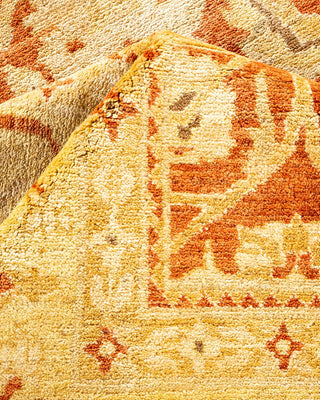 Contemporary Eclectic Brown Wool Area Rug 9' 2" x 11' 3" - Solo Rugs