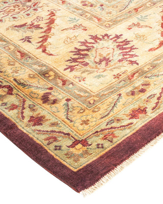 Contemporary Eclectic Red Wool Area Rug 11' 8" x 18' 2" - Solo Rugs