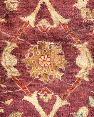Contemporary Eclectic Red Wool Area Rug 11' 8" x 18' 2" - Solo Rugs