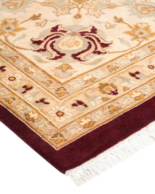Traditional Mogul Red Wool Area Rug 12' 2" x 15' 3" - Solo Rugs