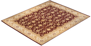 Traditional Mogul Red Wool Area Rug 12' 2" x 15' 3" - Solo Rugs