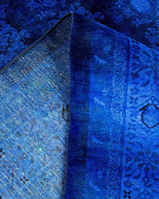 Fine Vibrance, One-of-a-Kind Handmade Area Rug - Blue, 20' 10" x 12' 1" - Solo Rugs