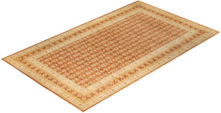Traditional Mogul Brown Wool Runner 9' 3" x 16' 0" - Solo Rugs