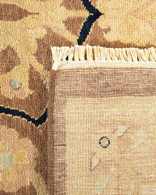 Contemporary Eclectic Brown Wool Area Rug 9' 3" x 12' 4" - Solo Rugs