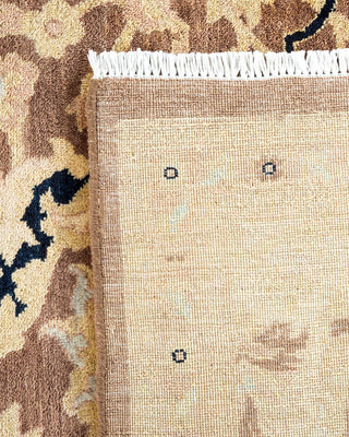 Contemporary Eclectic Brown Wool Area Rug 8' 3" x 10' 2" - Solo Rugs