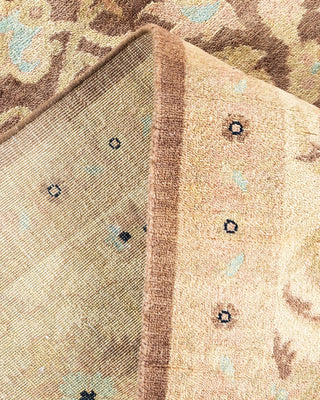Contemporary Eclectic Brown Wool Area Rug 8' 3" x 10' 2" - Solo Rugs