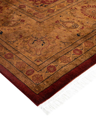Contemporary Fine Vibrance Red Wool Area Rug 8' 3" x 10' 0" - Solo Rugs