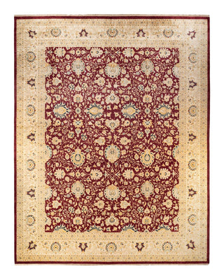 Traditional Mogul Re Wool Area Rug 12' 2" x 15' 4" - Solo Rugs
