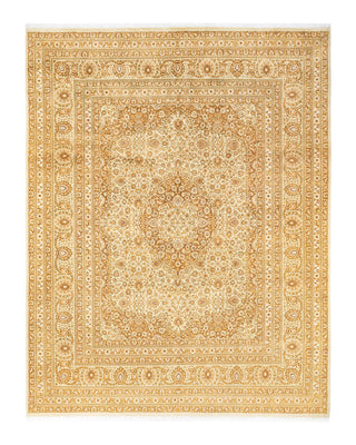 Mogul, One-of-a-Kind Hand-Knotted Area Rug - Ivory, 8' 1" x 10' 5" - Solo Rugs