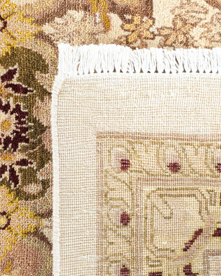 Contemporary Eclectic Ivory Wool Area Rug 11' 10" x 17' 10" - Solo Rugs