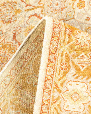 Traditional Mogul Ivory Wool Area Rug 4' 2" x 5' 10" - Solo Rugs