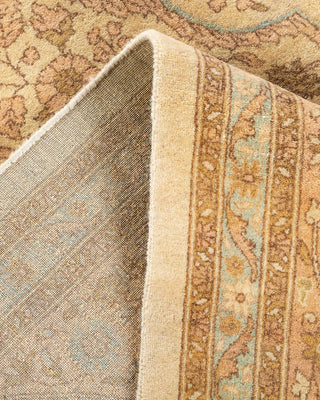 Traditional Mogul Ivory Wool Area Rug 9' 1" x 12' 3" - Solo Rugs