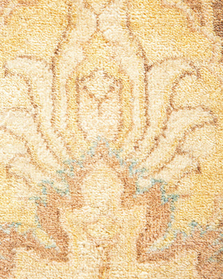 Traditional Mogul Ivory Wool Area Rug 8' 2" x 9' 10" - Solo Rugs