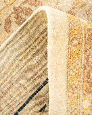 Traditional Mogul Ivory Wool Area Rug 8' 2" x 9' 10" - Solo Rugs