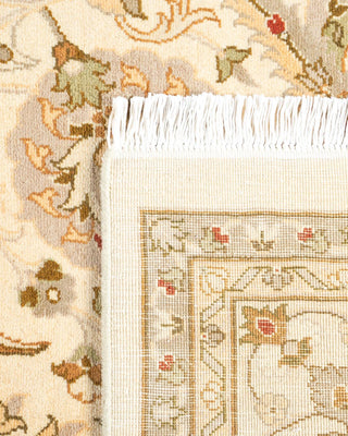 Traditional Mogul Ivory Wool Area Rug 7' 10" x 10' 5" - Solo Rugs