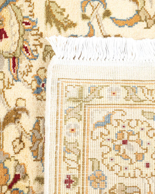 Traditional Mogul Ivory Wool Area Rug 4' 3" x 6' 0" - Solo Rugs