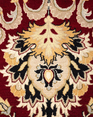 Traditional Mogul Red Wool Area Rug 8' 1" x 10' 3" - Solo Rugs