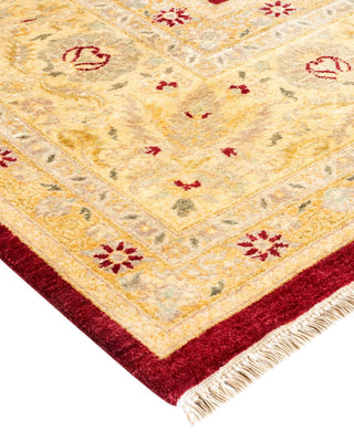 Traditional Mogul Re Wool Area Rug 9' 2" x 12' 3" - Solo Rugs