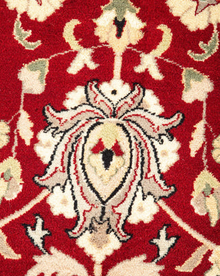 Traditional Mogul Red Wool Area Rug 8' 1" x 10' 2" - Solo Rugs
