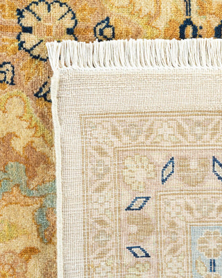 Traditional Mogul Ivory Wool Area Rug 9' 2" x 12' 1" - Solo Rugs