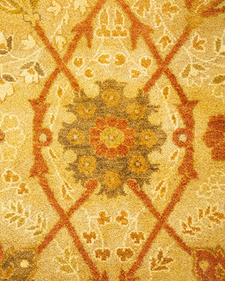 Traditional Mogul Ivory Wool Area Rug 8' 3" x 10' 1" - Solo Rugs