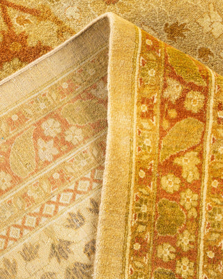 Traditional Mogul Ivory Wool Area Rug 8' 3" x 10' 1" - Solo Rugs