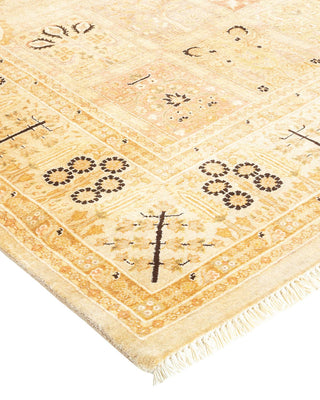 Traditional Mogul Ivory Wool Runner 6' 1" x 12' 7" - Solo Rugs