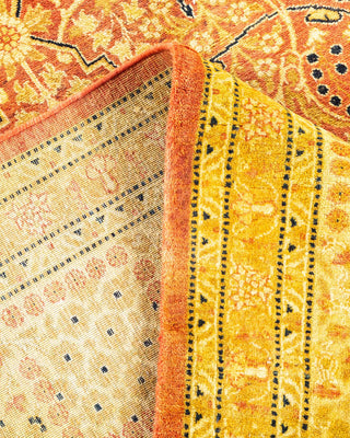 Traditional Mogul Orange Wool Runner 6' 4" x 12' 6" - Solo Rugs