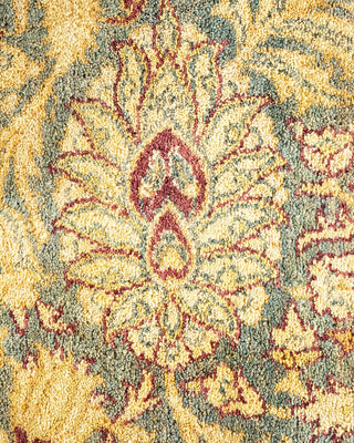 Traditional Mogul Gray Wool Area Rug 6' 2" x 9' 1" - Solo Rugs
