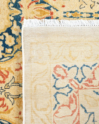 Traditional Mogul Ivory Wool Area Rug 10' 1" x 13' 10" - Solo Rugs