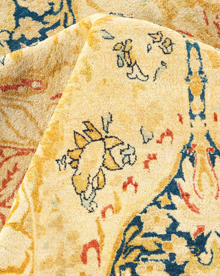 Traditional Mogul Ivory Wool Area Rug 10' 1" x 13' 10" - Solo Rugs