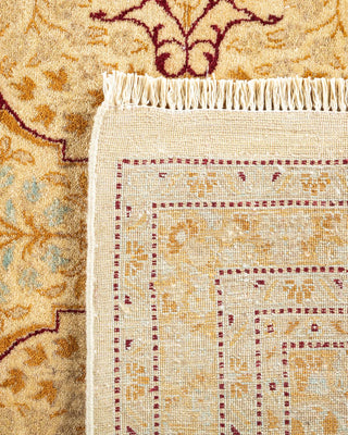 Traditional Mogul Ivory Wool Runner 9' 1" x 19' 1" - Solo Rugs