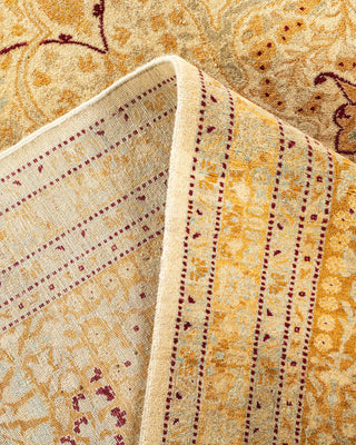 Traditional Mogul Ivory Wool Runner 9' 1" x 19' 1" - Solo Rugs