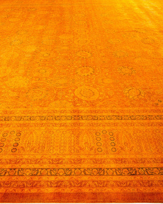 Fine Vibrance, One-of-a-Kind Handmade Area Rug - Orange, 18' 2" x 11' 10" - Solo Rugs