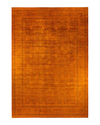 Fine Vibrance, One-of-a-Kind Handmade Area Rug - Orange, 18' 2" x 11' 10" - Solo Rugs