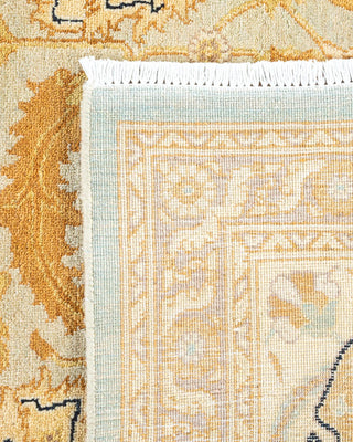 Contemporary Eclectic Light Blue Wool Area Rug 7' 10" x 10' 6" - Solo Rugs