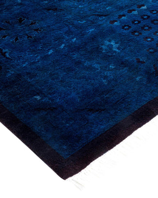Contemporary Fine Vibrance Red Wool Area Rug 9' 2" x 12' 5" - Solo Rugs