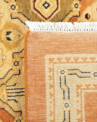Contemporary Eclectic Brown Wool Area Rug 12' 1" x 17' 8" - Solo Rugs