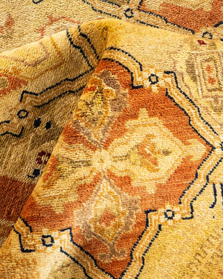 Contemporary Eclectic Brown Wool Area Rug 12' 1" x 17' 8" - Solo Rugs