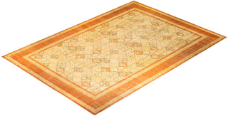 Contemporary Eclectic Brown Wool Area Rug 12' 1" x 17' 8" - Solo Rugs