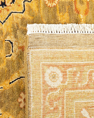 Contemporary Eclectic Green Wool Area Rug 8' 0" x 10' 3" - Solo Rugs