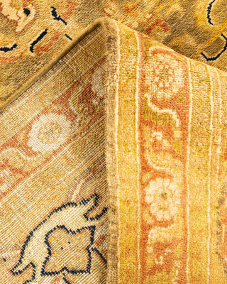 Contemporary Eclectic Green Wool Area Rug 8' 0" x 10' 3" - Solo Rugs